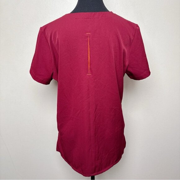 Helly Hansen Womens Medium Workwear Fooler V Neck Back Pleat Scrub Top - Picture 3 of 14